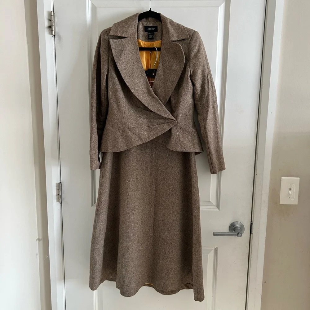 Ashro Tan Women's Dress Suit